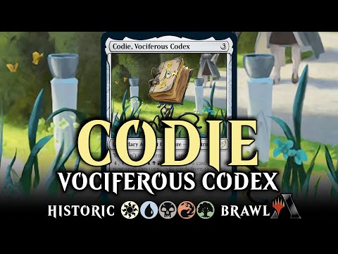 Historic Brawl - Codie, Vociferous Codex  - MTG ARENA