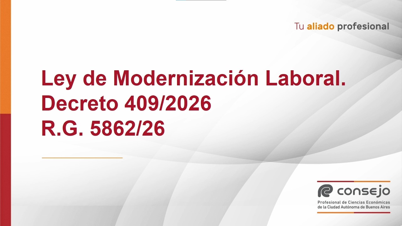 Decreto 409/2026 RG 5862/26 - Reglamentación del PER