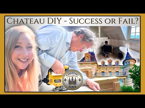 CHATEAU DIY 👑 Tiling, Panelling, Painting & HOUSE CLEARANCE Adventure! 🏰💖
