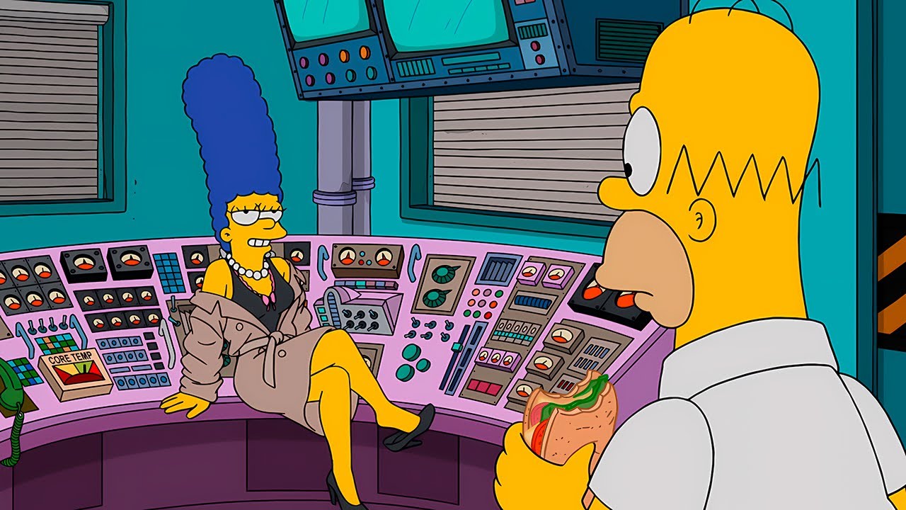 A MARGE INVADIU O TRABALHO DO HOMER POR CAUSA DO FOGO | OS SIMPSONS