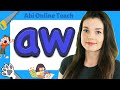 Phonics AW Sound Words Digraph