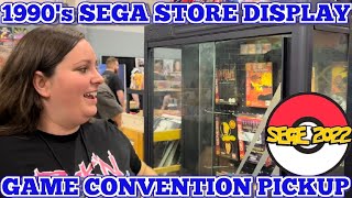 Southeast Game Exchange (SEGE) Videogame Convention 2022 - RARE SEGA CABINET added to the COLLECTION