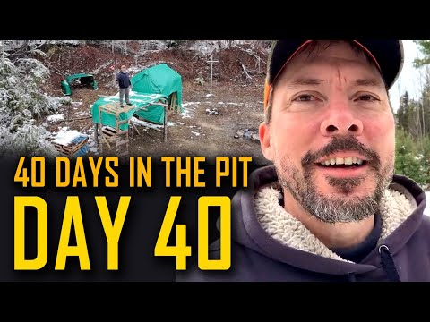 DAY 40: 40 DAYS in THE PIT 🔥 We Made it...I Survived the Pit 🔥🙌