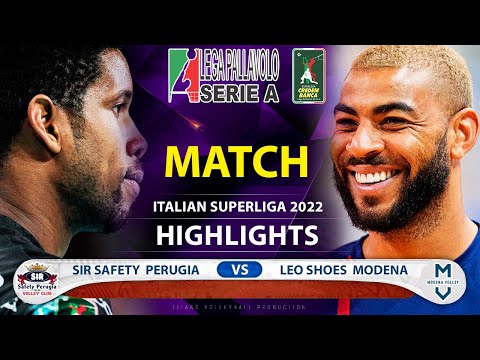 Sir Safety Conad Perugia vs Leo Shoes PerkinElmer Modena - Highlights Italian Superliga - 2022