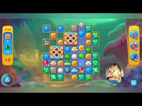 Fishdom 2022, no Boosters,  9708  level  -  прохождение без бустеров,  9708  уровень.