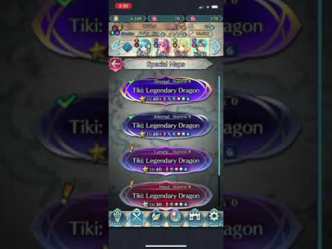 Tiki: Legendary Dragon Limited Hero Battle Sacred Stones One Turn Clear (Abyssal)