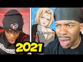 Reacting To My CRINGE 2021 Anime TikToks