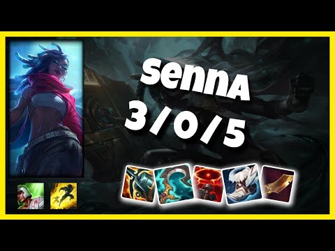 Senna Support 11.4 Challenger Gameplay Replay - S11 (3/0/5) - NA