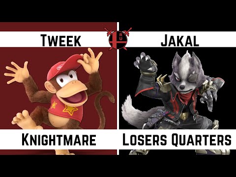 Knightmare at the Roundtable - Tweek (Diddy Kong) vs Jakal (Wolf) - Losers Quarters