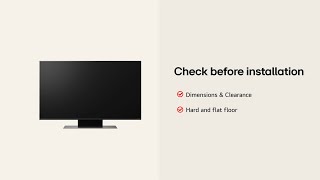 LG QNED TV : Installation Guide – QNED81 50 43​