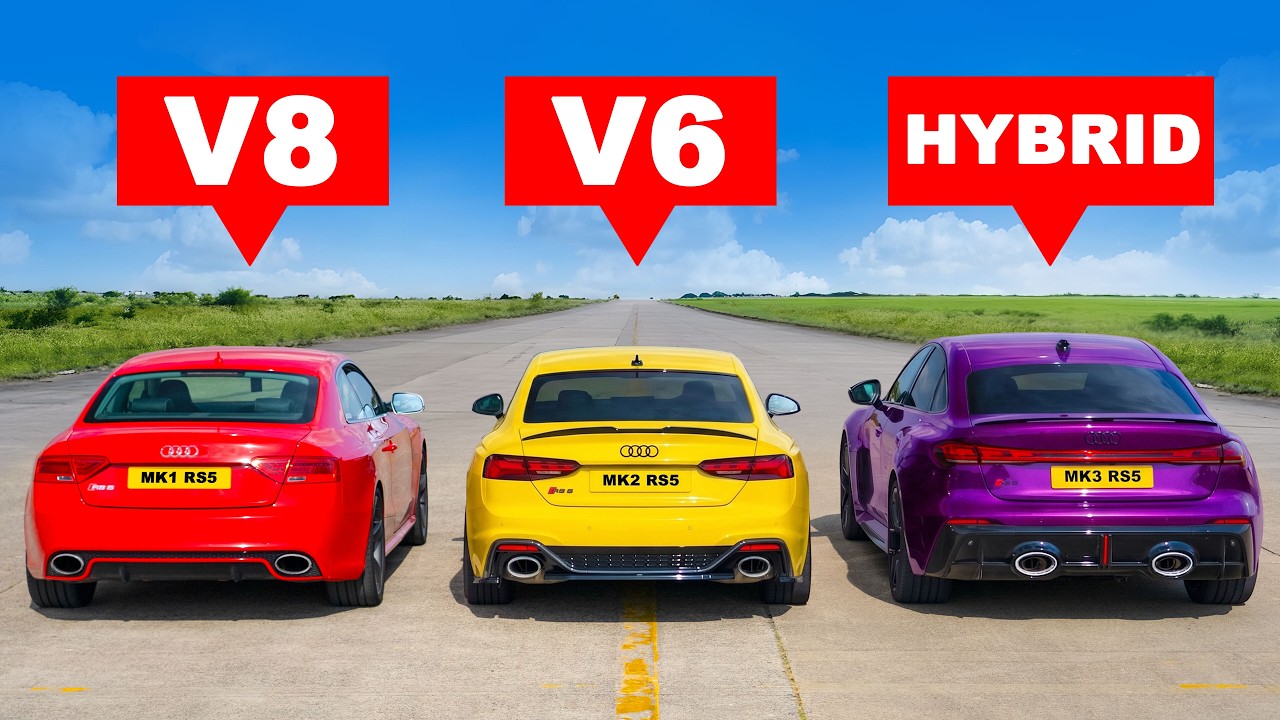 Every Audi RS5 DRAG RACE!