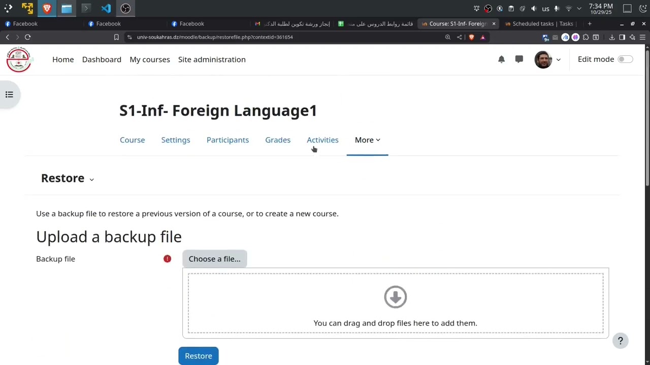 مكتب إستراتيجية الرقمنة : فيديو يشرح كيفية نسخ كامل محتوى مقياس مودل إلى مقياس آخر‎