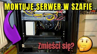 MONTUJE NOWY SERWER w Szafie Rack - ile to pobiera prądu? | Kolejna modyfikacja serwerowni... *ASMR*