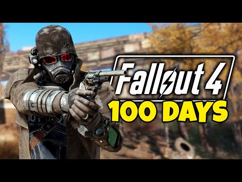 I SPENT 100 Days in Fallout 4 Survival Mode As An NCR Veteran (Fallout 4 Movie)