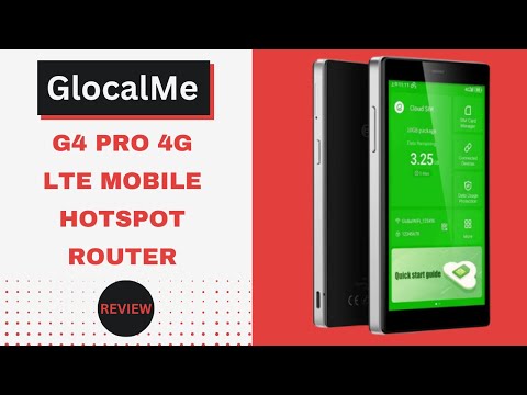 GlocalMe G4 Pro 4G LTE Mobile Hotspot Router: Stay Connected Anywhere - Review
