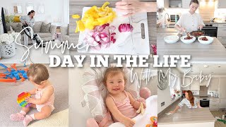 LETS CATCH UP! CLEAN & COOK WITH ME | A TYPICAL DAY IN THE LIFE WITH 11 MONTH OLD BABY | AD