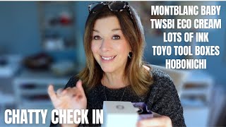Pens & Stationery that have shown up on my doorstep! Montblanc baby, TWSBI Eco Cream Chatty Check In