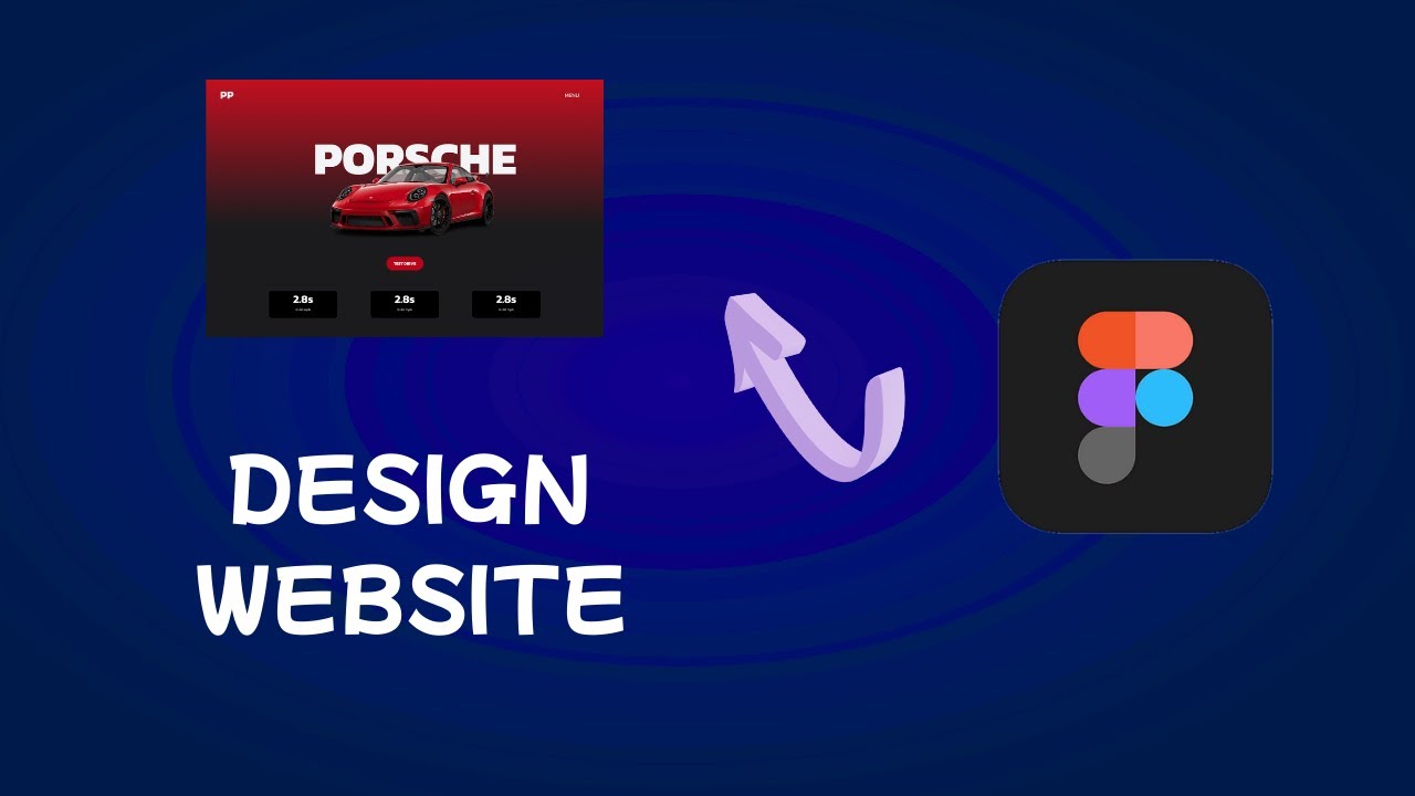 Designing a Porsche Landing Page in Figma (Speed Build) 🏎️