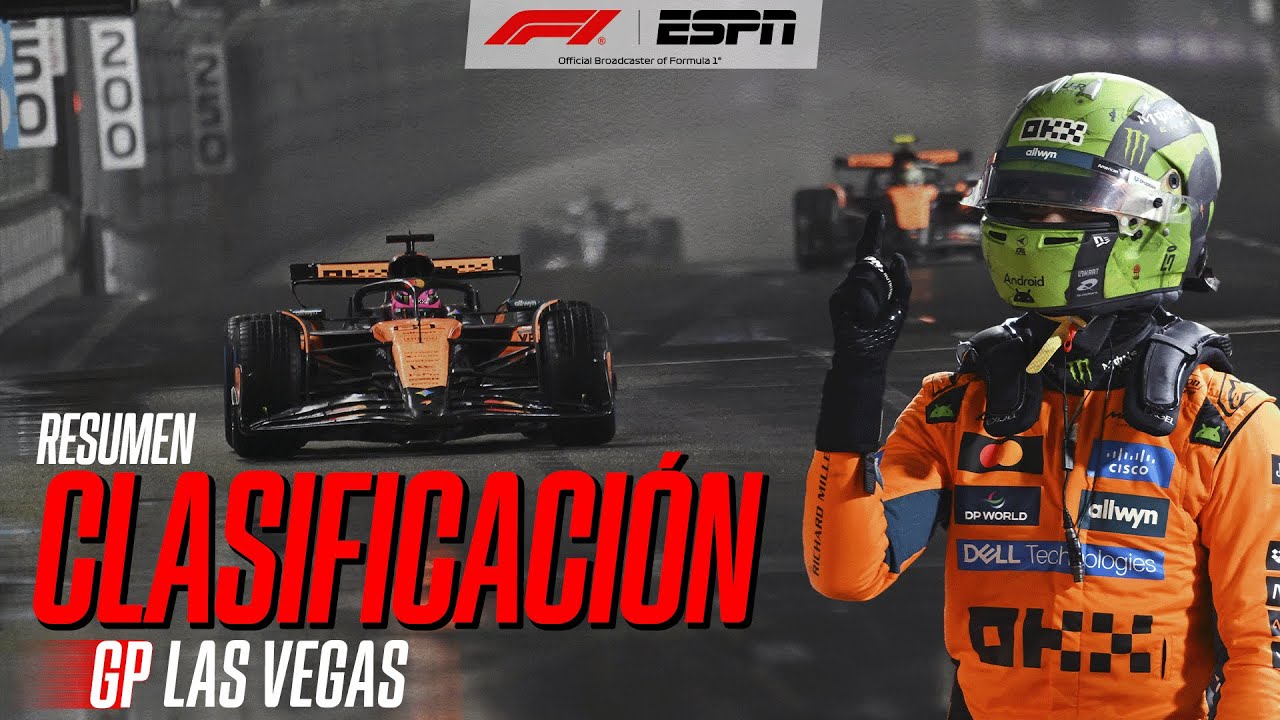 TORMENTA LANDO: NORRIS HIZO LA POLE BAJO EL AGUA Y DIO UN PASO MÁS HACIA EL TÍTULO DE FORMULA 1