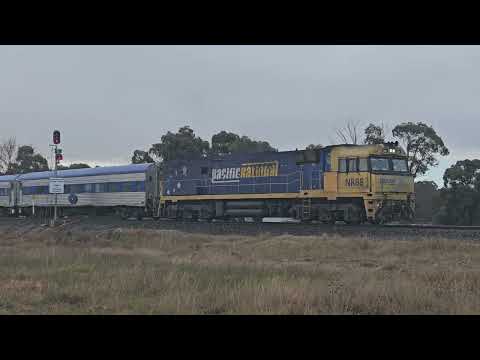 1AM8 JBRE The Overland to Melbourne, 1522, 30/6/24, Ararat South VIC