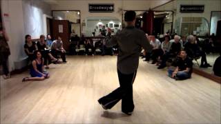 Tango Lesson: Closed Embrace Turn with Enrosques