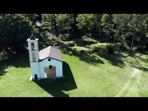 Madonna del Laghetto. Piagge. Robilante. Ripresa drone