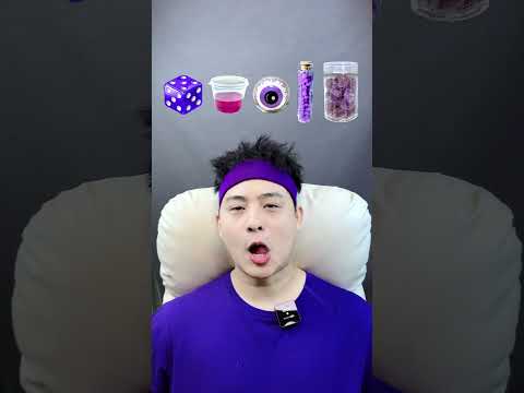 💜 PURPLE Only CANDY MUKBANG! (Immersive Purple Snacks Tasting) 🍬 ASMR Eating Sounds