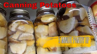 PANTRY TIPS: CANNED POTATOES! REALLY?