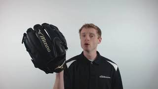Video thumbnail: Mizuno Global Elite 12" Baseball Glove: GGE10BK
