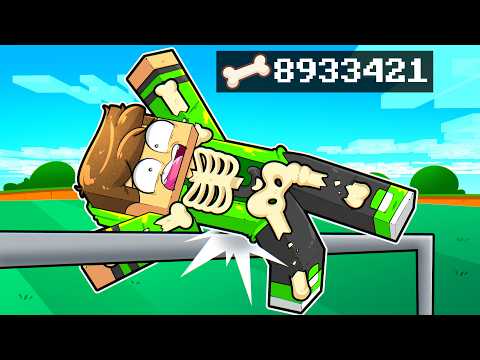 CADRES QUEBROU TODOS OS OSSOS no Minecraft! 🦴💥🥴