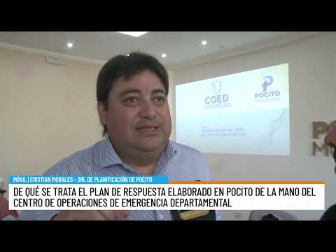 Planificación estratégica: Pocito organiza su sistema de respuesta ante desastres naturales