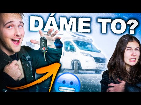 Přežijeme v KARAVANU V ZIMĚ?! 🥶❄️