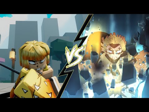 Every Slayer Battleground Character vs Anime (Zenitsu Update)