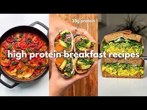 3 HIGH PROTEIN SAVORY BREAKFAST IDEAS (vegan)