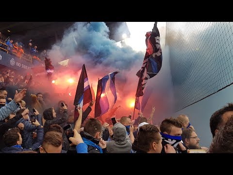 Sfeer voor Club Brugge-Antwerp 22-10-2017
