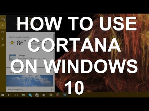How to Use Cortana on Windows 10