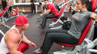 Joey Swoll & Brittany Coutu of Team SHREDZ Train Chest
