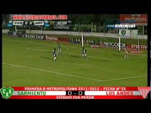 Fecha Nº35 - Primera B - Sarmiento 0 - Los Andes 0 07.04.12