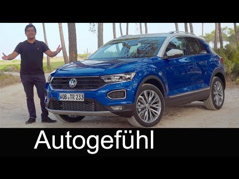 Volkswagen T-Roc FULL REVIEW test driven VW T Roc all-new neu SUV - Autogefühl