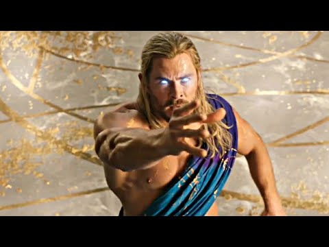 Thor Derrota Zeus DUBLADO | Thor: Amor e Trovão (2022)