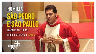 HOMILIA na Solenidade de São Pedro e São Paulo (Mt 16, 13-19/Ano C) - 03/07/16