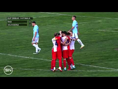 KUP SRBIJE 1/4 FINALE RAD –VOJVODINA   0:4