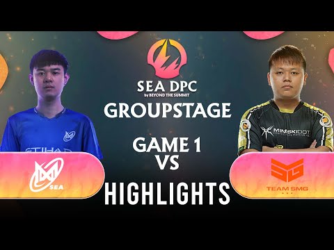 Game 1: Team SMG vs Nigma Galaxy SEA (MidOne vs inYourdreaM | BO3) DPC SEA 2022 Tour 3: Division I