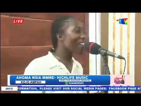 Ampah & Big 8 Band Performing "M'awerekyekyere" (by Amakye Dede) [Live on 7DSGHTV Ahoma Nsia Mmere]