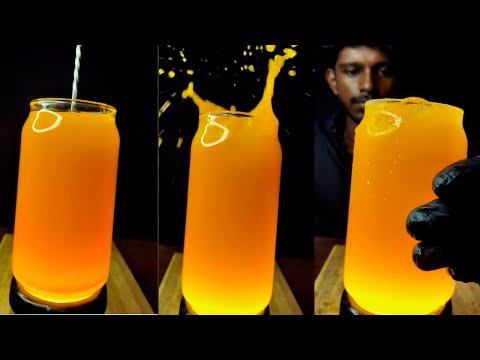 ASMR milky grape juice  healthy food ASMR ORANGE TANG