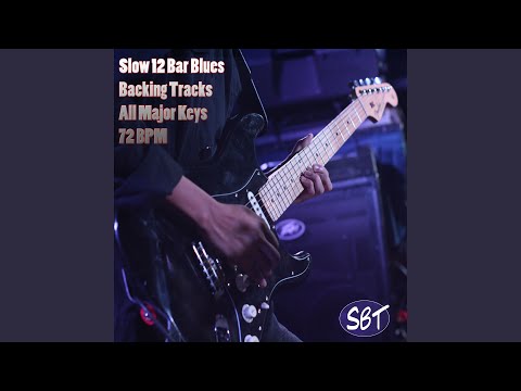 Slow 12 Bar Blues Backing Track in F Major 72 BPM