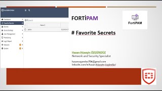 Fortipam-Favorite Secrest Nedir?