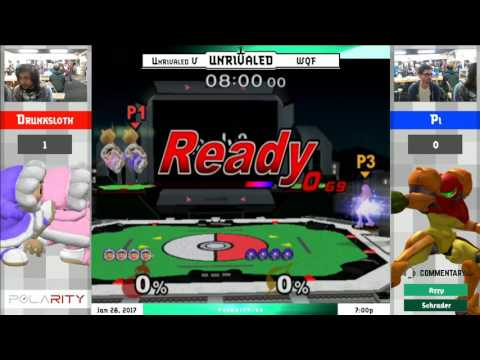 Unrivaled 5 Melee - Drunksloth (ICs) vs Pi (Samus) - Winners Quarters