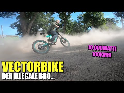 This bike can reach a sweet illegal 100 km/h...