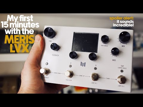 Meris LVX | 15 minute first look (ambient guitar, live looping)